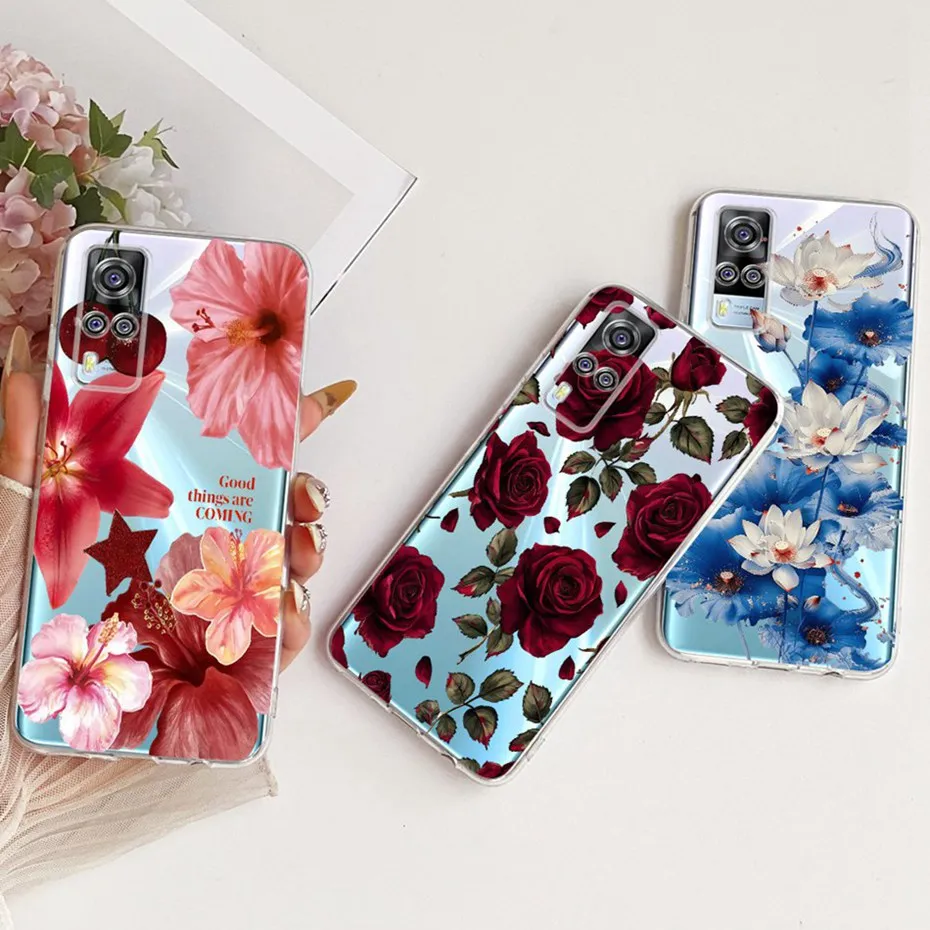 Funda Transparente de TPU para Vivo Y51 Y51a V2030 V2031, Estilo Nuevo, Fundas para Teléfono Vivo Y 51 51A 2020, Cubiertas de Silicona Suave, Protectores