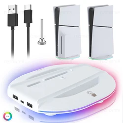 Soporte de refrigeración vertical para PS5 Slim y Digital con RGB