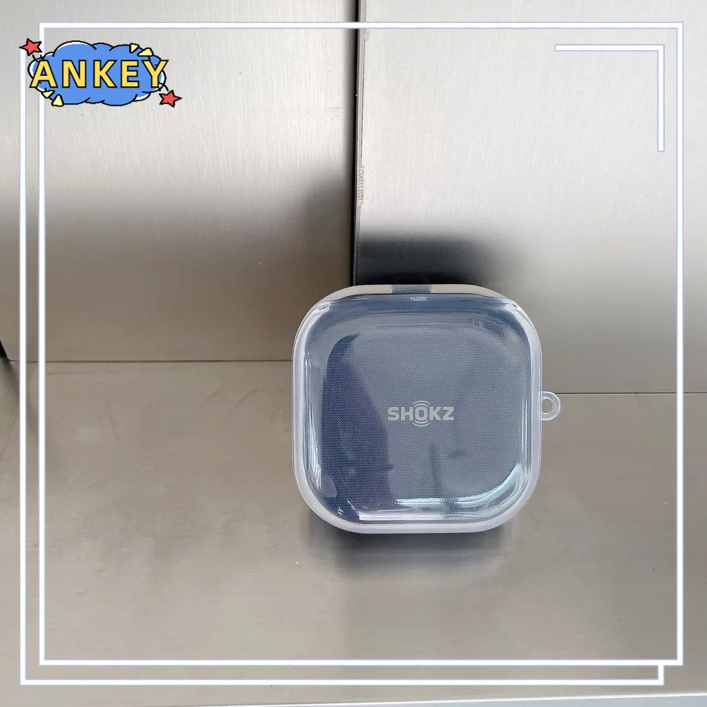 Funda transparente para Shokz OpenFit T910, fundas protectoras transparentes de TPU, OpenFit Air T511, carcasa para auriculares Bluetooth, portátil - imagen 3
