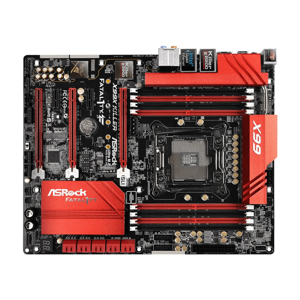 Placa base asrock Fatal1ty X99X Killer LGA 2011-3 Intel Xeon E5 V3 y V4 i7-6900K 6800K CPU 8xDDR4 RAM SATA3 NVME M.2 ranura ATX - imagen 3
