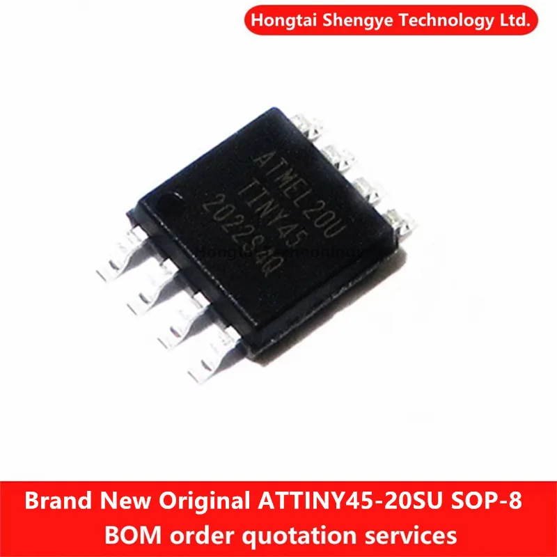 Nuevo Original ATTINY45-20SU SOP-8 serigrafía TINY45 microcontrolador integrado IC Chip
