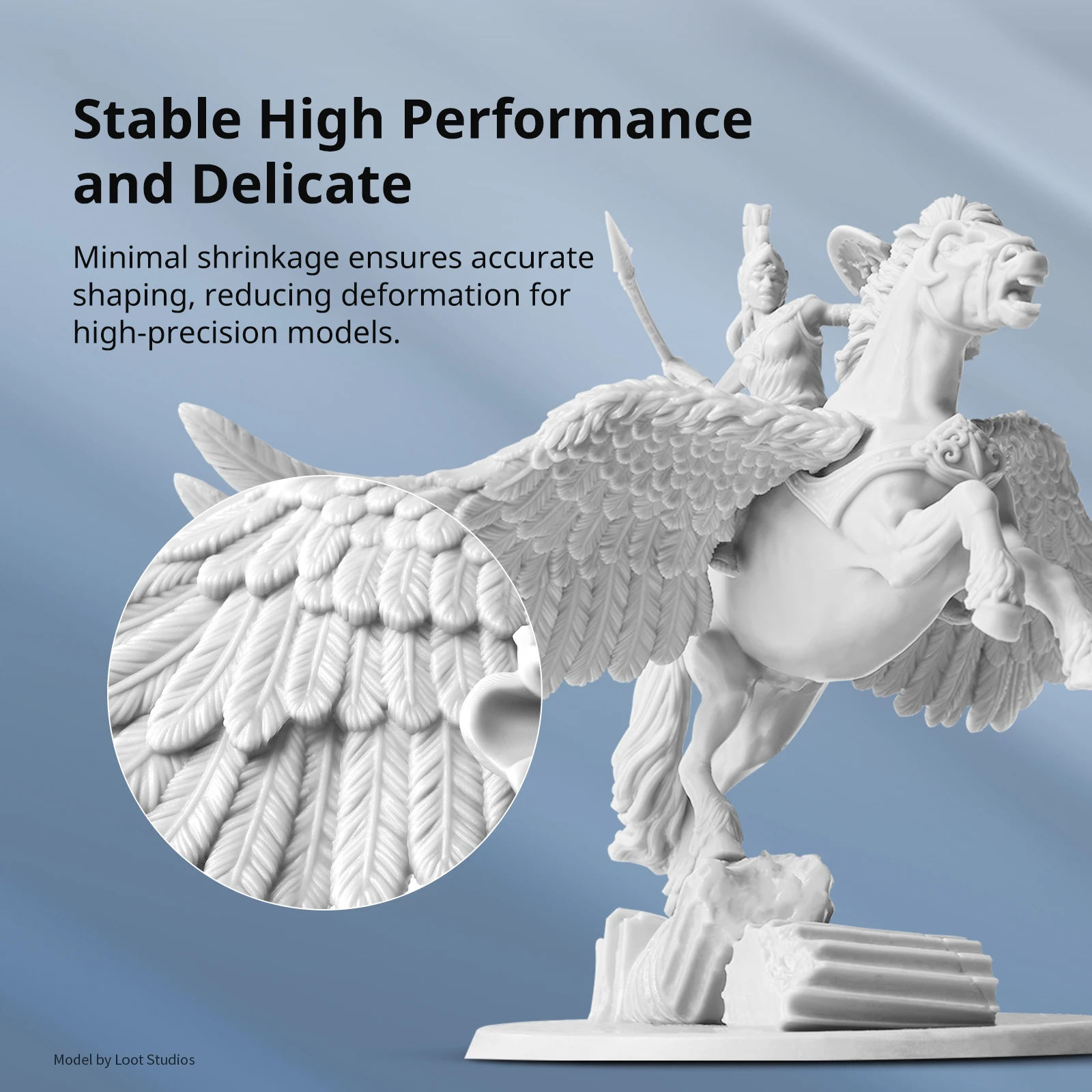 Resina a base de plantas ANYCUBIC 2,0 de 10KG para impresora 3D LCD Material de impresión 3D líquido de bajo olor 1 kg/botella resina ECO UV - imagen 4