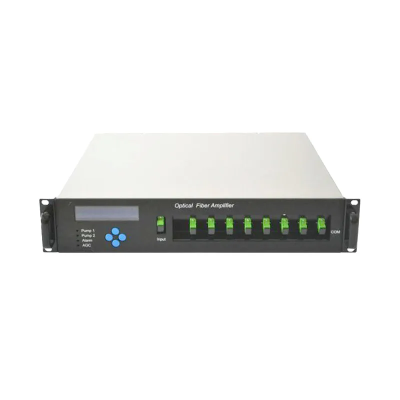 Amplificador EDFA profesional FTTH CATV 1550nm de 8 puertos 20/22dBm de alta potencia con transmisión óptica WDM al mejor precio al por mayor - imagen 2