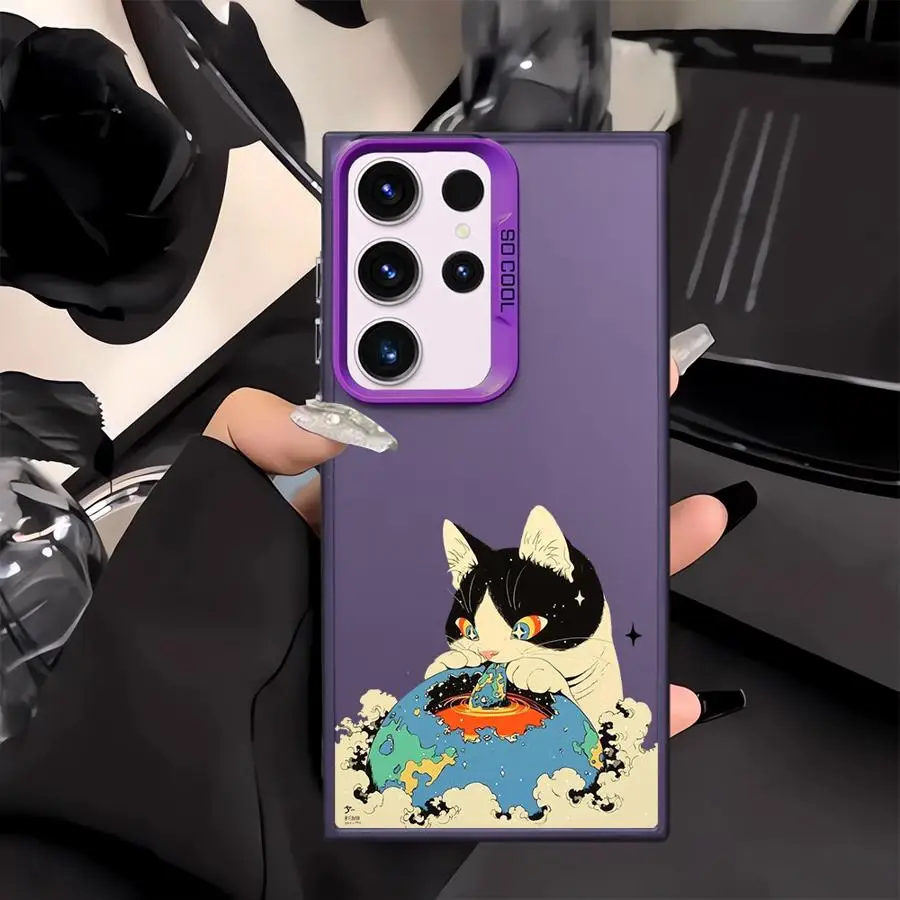 Funda trasera de teléfono con dibujos de conejillo de indias para Samsung Galaxy S24 FE S25 S20 Plus S23 Note 20 Ultra S22 S21 S23 - imagen 3