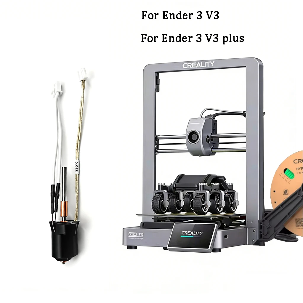 Kit Hotend para Ender 3 V3, boquilla bimetálica integrada todo en uno de alta velocidad, Hotend para cabezal de impresión Ender-3 V3 Plus, piezas de impresora 3D - imagen 3