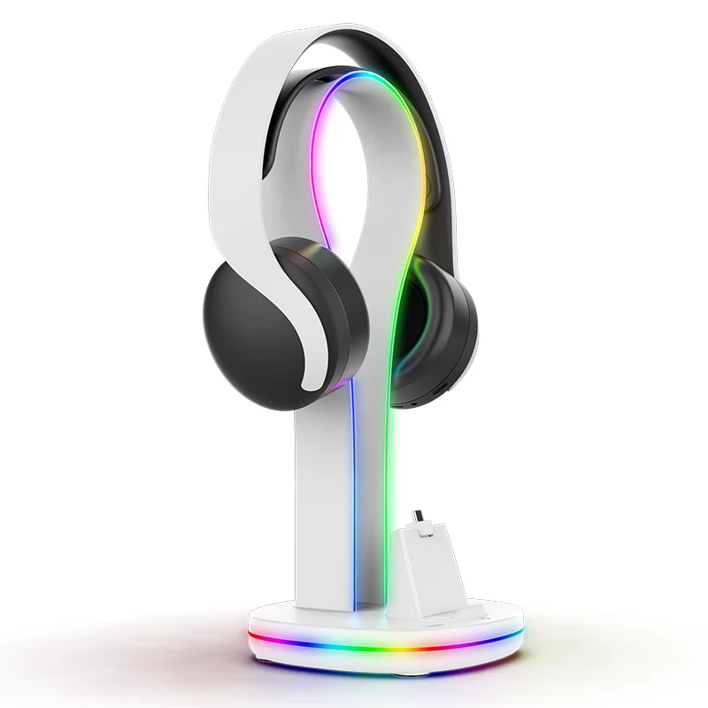 Base de carga IPEGA para consola portátil PS Portal con soporte para auriculares, modo de carga magnético y panel táctil de luz RGB PG-P5P23 - imagen 3