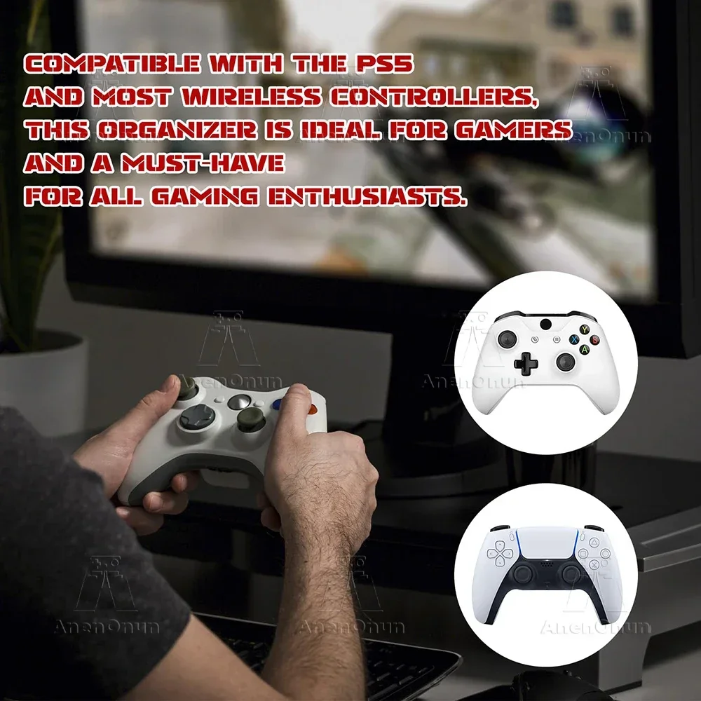 Estuche de transporte EVA para PS5,PS4,Xbox, controlador de interruptor, a prueba de golpes, antiarañazos, impermeable, Universal, bolsa de viaje portátil - imagen 5