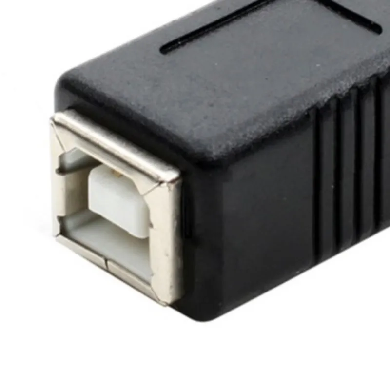 Conector convertidor de electrónica USB 2,0 hembra a hembra, adaptador de cabezal de impresión a puerto cuadrado, enchufe de escáner hembra C5