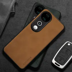 Funda de cuero PU retro para Vivo V40, V30, V27 Pro y V30E