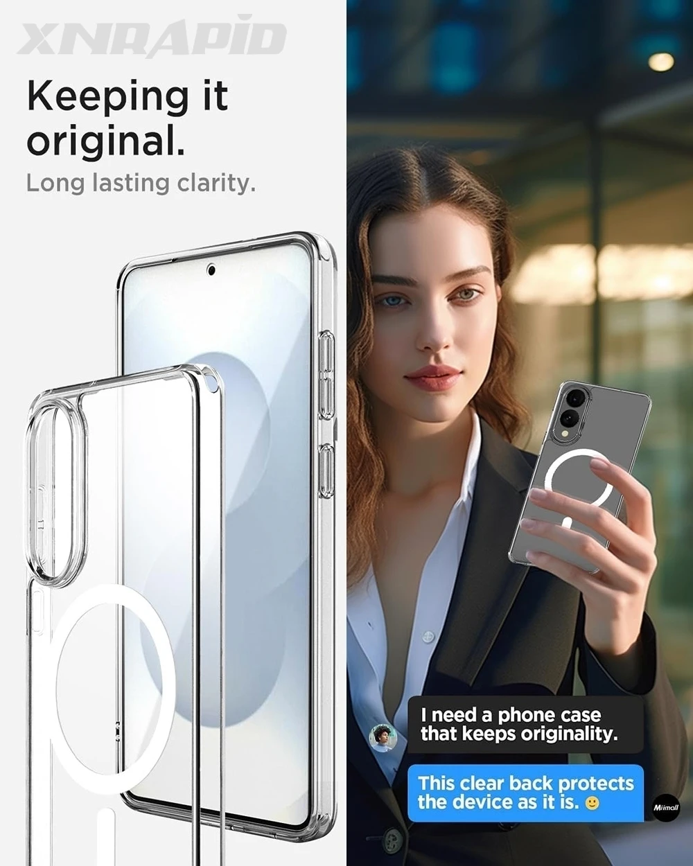 Funda magnética Magsafe para Samsung Galaxy S25 Edge S24 S23 S21 FE S22 Ultra Plus, cubierta dura híbrida a prueba de golpes S25Edge 25Plus S 25 - imagen 2