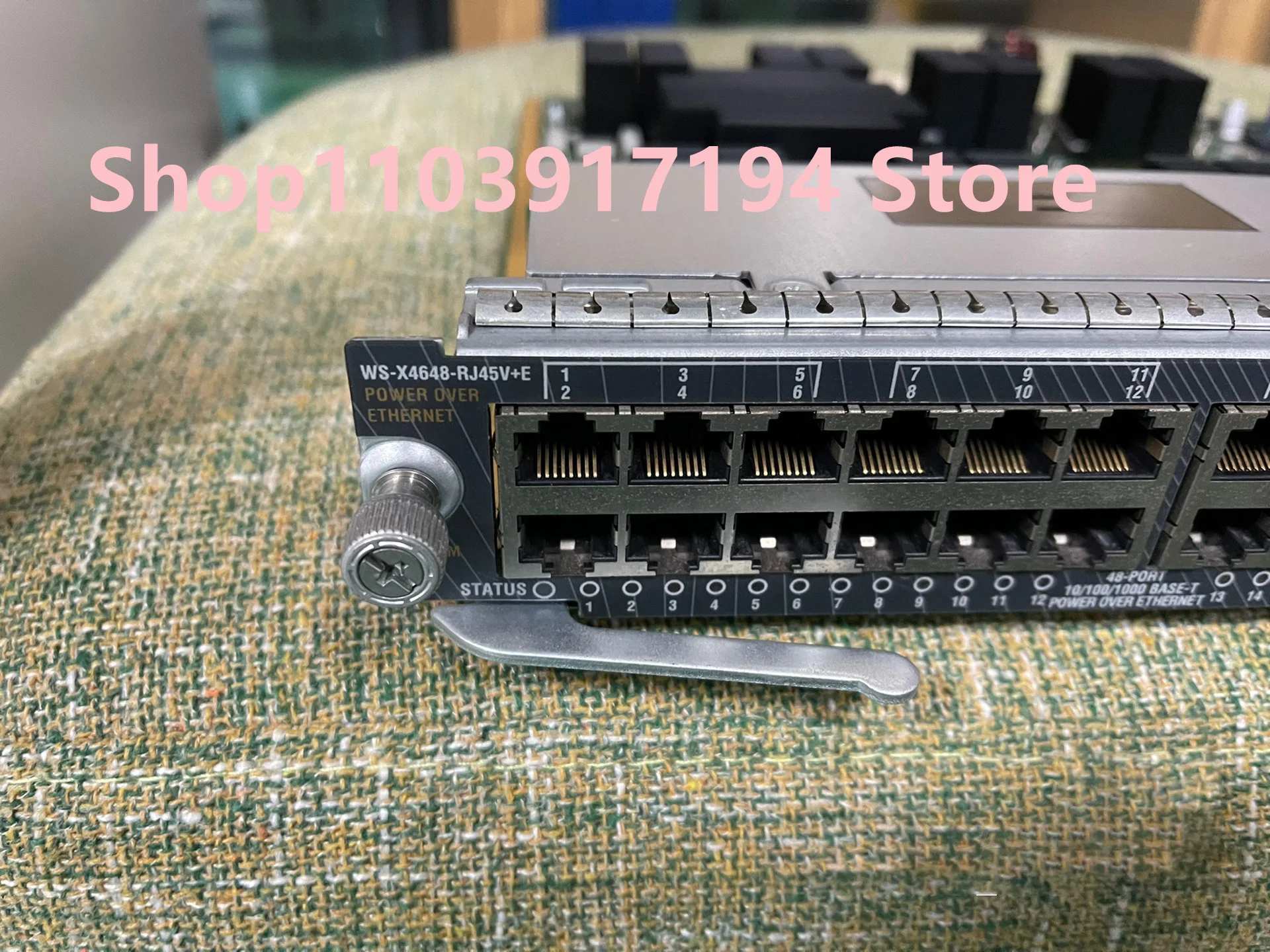 Tarjeta de interfaz del módulo de fuente de alimentación Gigabit poe de 48 puertos WS-X4648-RJ45V+E - imagen 3