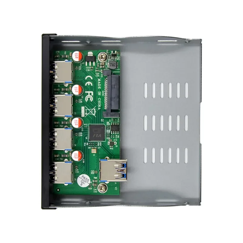 Ordenador de escritorio de 3,5 pulgadas, PC, USB 3,1, Panel frontal, estación de acoplamiento, Chip a través de VL820 TIPO C + A (2A2C), adaptador Hub USB3.1, 10Gbps - imagen 2