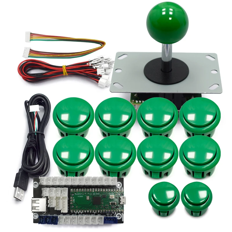 Copia Sanwa juego de salón recreativo Diy Kit 8 vías Joystick botones placa Usb soporte PC 360 interruptor Raspberry Pi PC Android PS3 PS4 - imagen 4