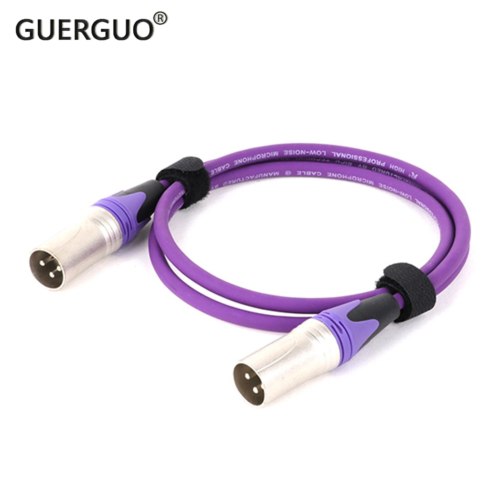 Cable XLR de Color de 3 pines macho a macho, línea de señal de Audio OFC de cobre con doble blindaje para amplificador mezclador de micrófono, personalización de luz de escenario