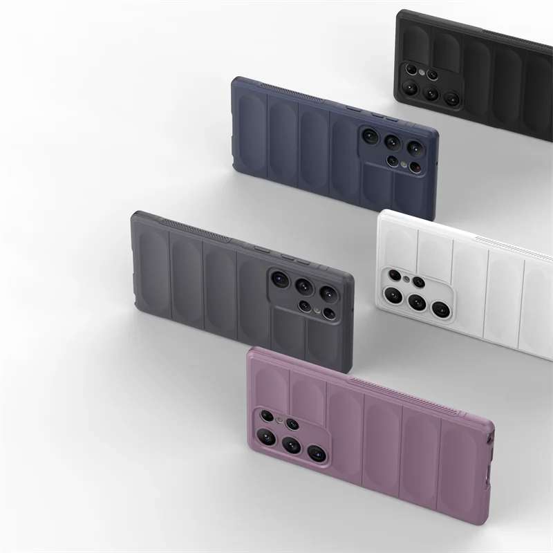 Para Samsung Galaxy S24 Ultra funda protectora de goma de silicona TPU funda anticaída Samsung S24 S23 Ultra funda Samsung S24 Ultra - imagen 5