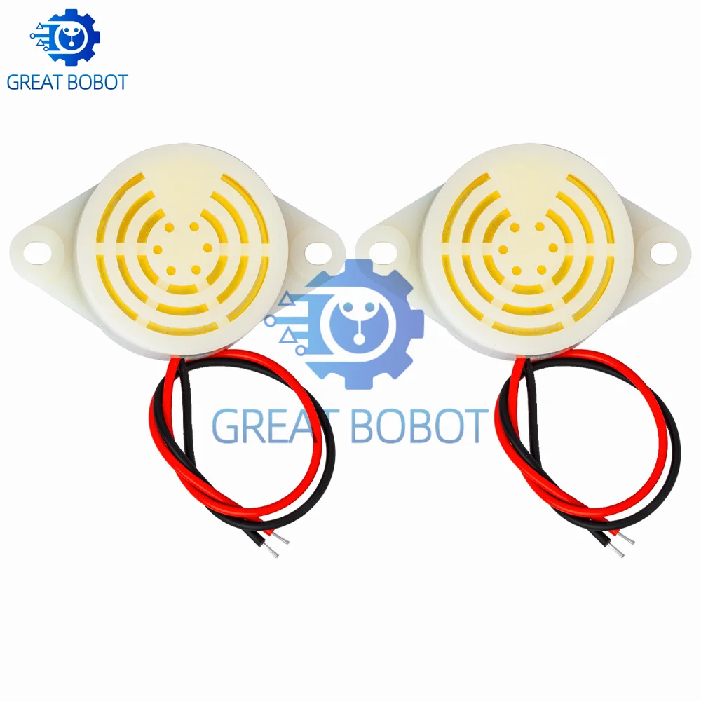 ALARMA DE ALTO decibelio para Arduino, 1 piezas, 95dB, 3-24V, 12V, zumbador electrónico, pitido continuo para SFM-27 HYT-3015 - imagen 5