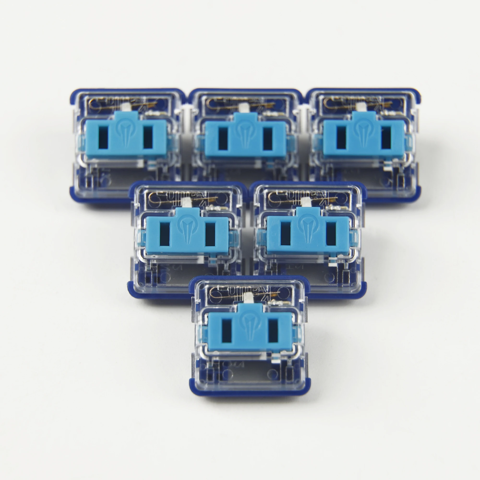 Kailh-interruptor Choc de perfil bajo, teclado de Chocolate, azul, 25g, lineal para Teclado mecánico de perfil bajo, 1350 - imagen 4