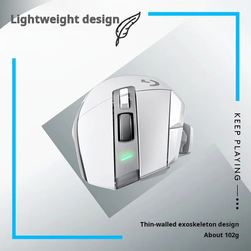 Logitech G502 X LIGHTSPEED 102g Ratón inalámbrico para juegos Hero 25K Sensor 13 Botones programables - imagen 5