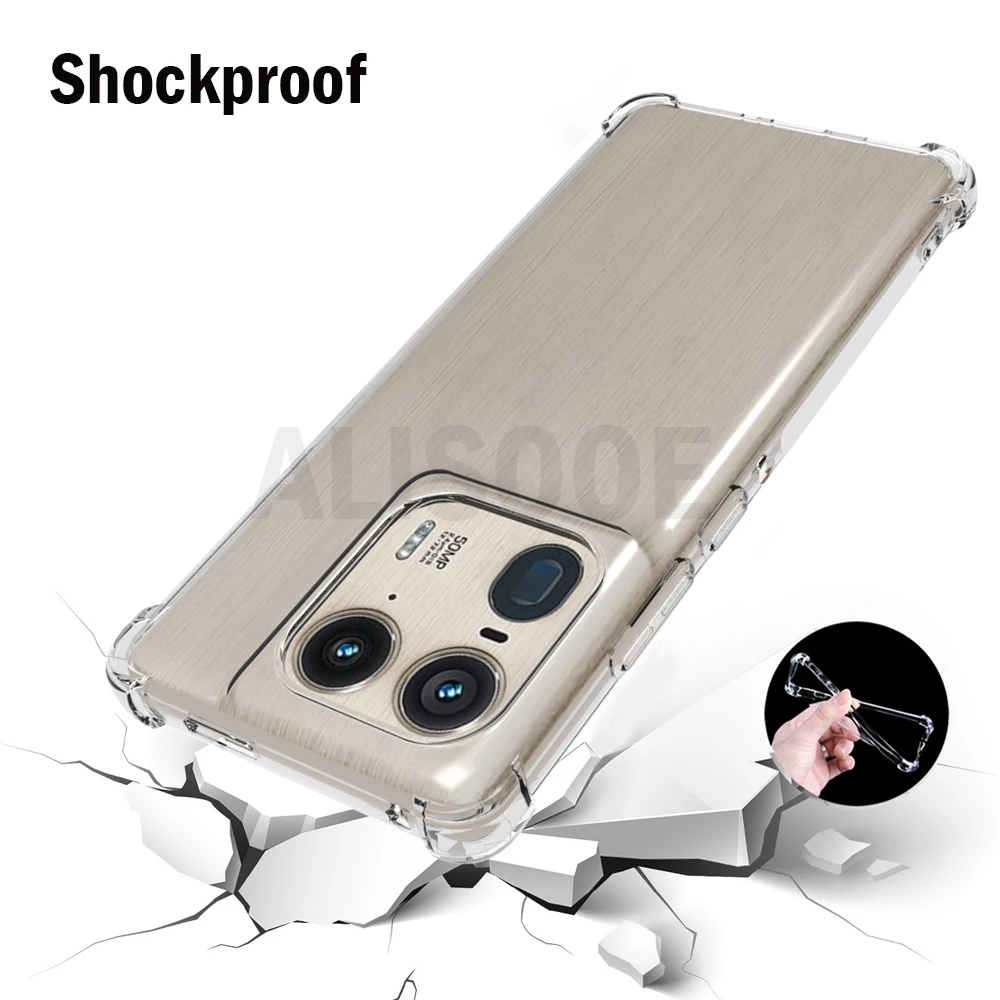 Funda transparente para Motorola Edge 50 Ultra 5G, carcasa Ultra delgada HD, transparente, suave, a prueba de golpes, para Moto Edge 50 Ultra Capa - imagen 5