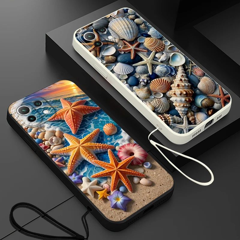 Marinc Life Crabs Lobsters Cool funda de teléfono para Xiaomi Mi 11 12 Lite 10T 11T 12T Pro 13 funda suave