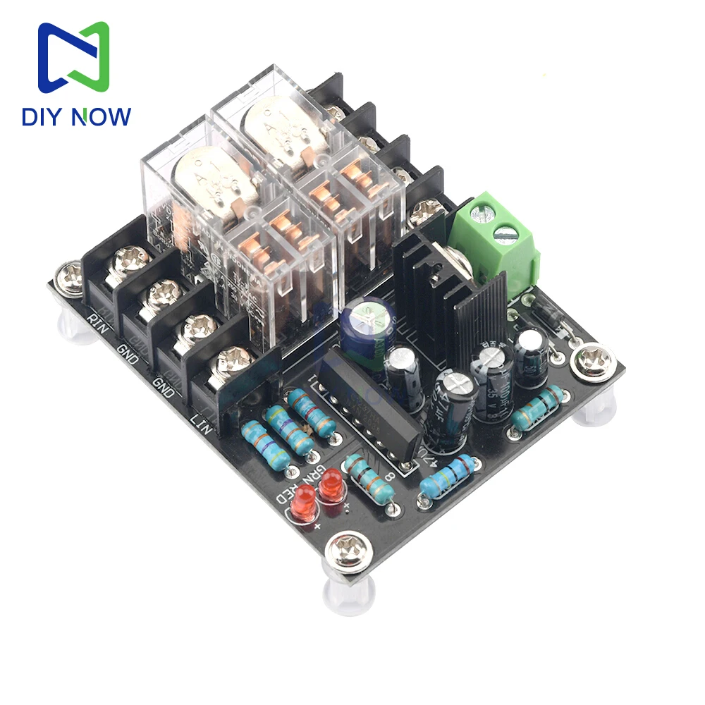 Placa de protección de altavoz AC 12-18V UPC1237, placa de protección de altavoz de relé paralelo Dual, fuente de alimentación independiente - imagen 2