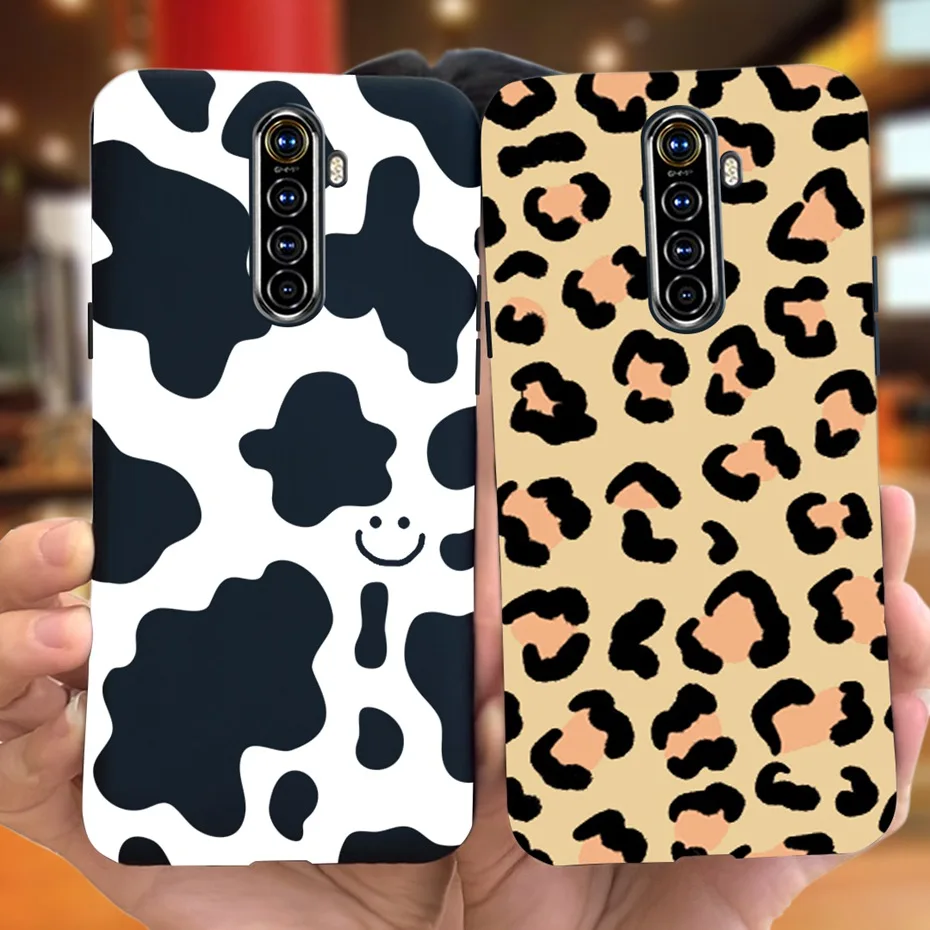 Para Realme X2 Pro funda de teléfono Realme XT X2 encantadora impresión Color caramelo funda trasera de silicona para RealmeX2 X 2 Pro XT suave TPU Coque - imagen 2