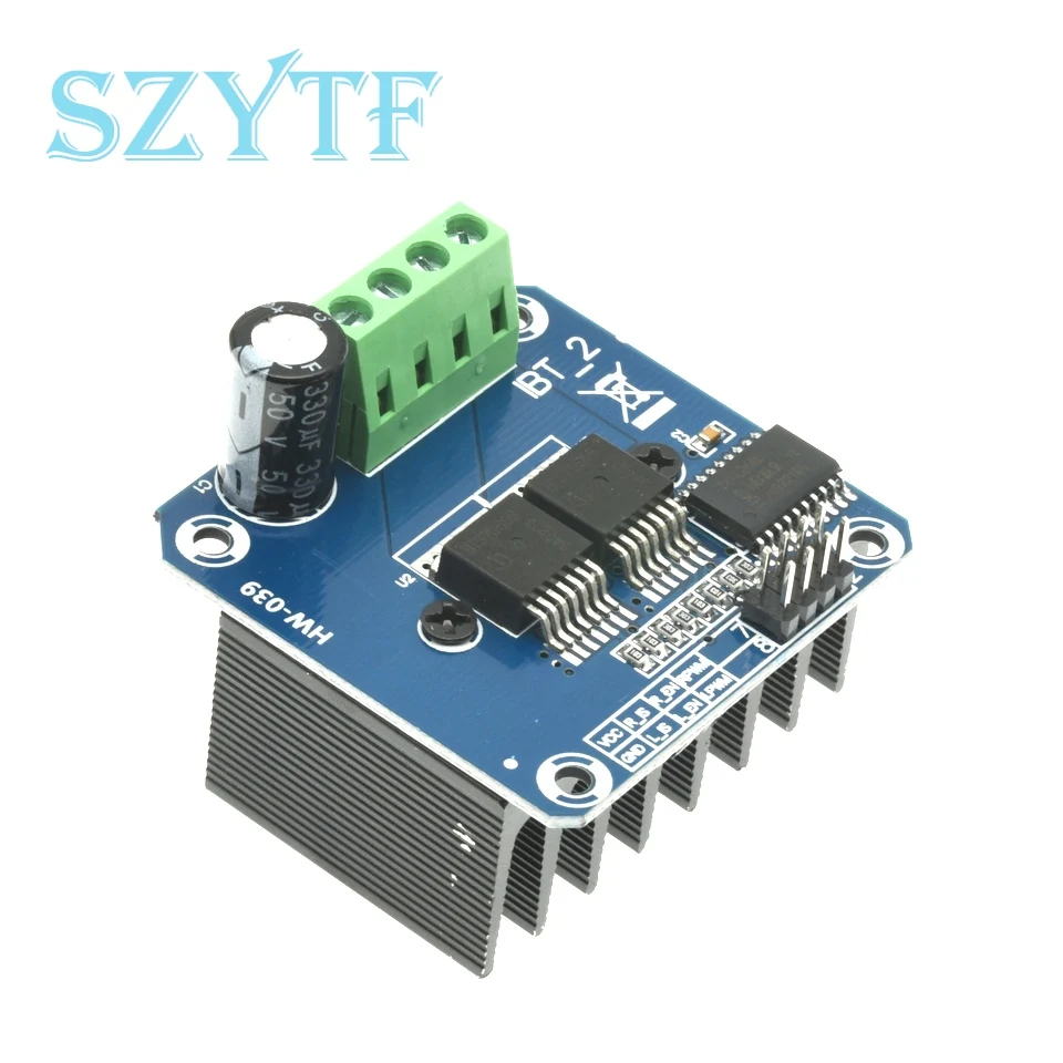 Módulo de controlador de Motor de alta potencia, puente H doble BTS7960/BTN7960 43A, diagnóstico de corriente de coche inteligente DIY BTN7960 - imagen 4
