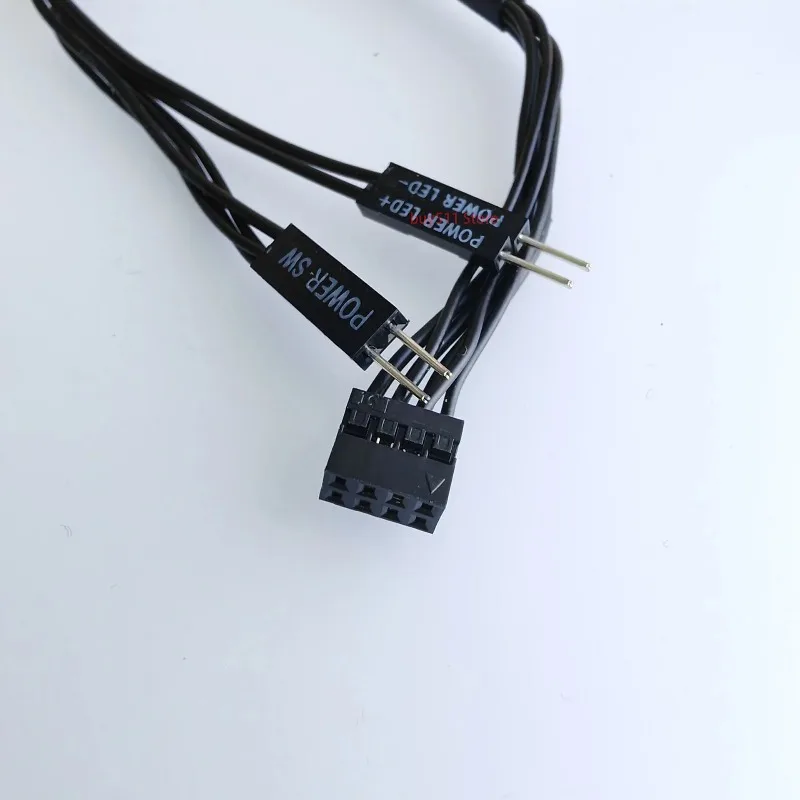 Cable Dupont 6 y 8 pines hembra LED reset panel frontal Dell - imagen 4