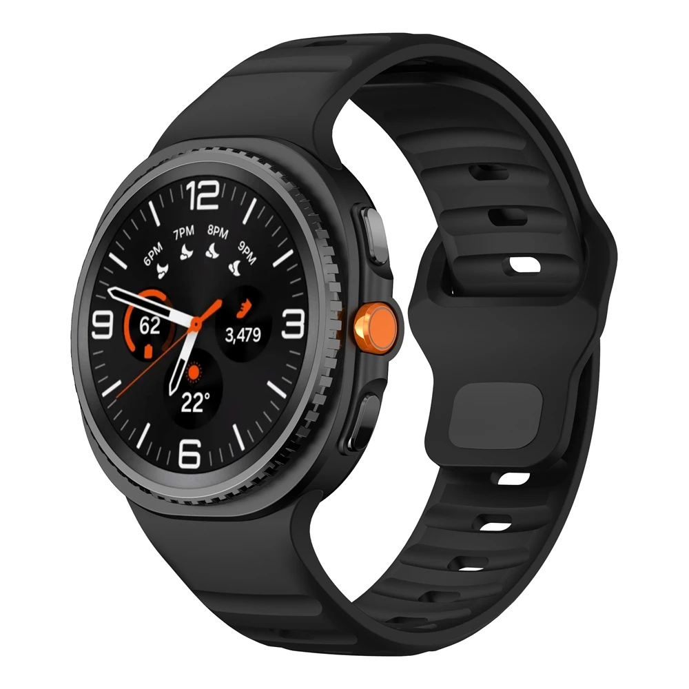 Correa deportiva de silicona sin huecos para Samsung Galaxy Watch 8 pulsera clásica de 46mm para Samsung Watch8 44 40mm correas de reloj - imagen 4