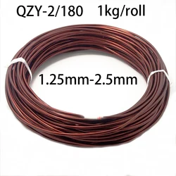 Alambre de cobre esmaltado resistente a altas temperaturas, 1,25-2,5 mm