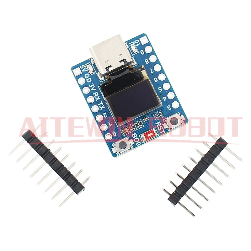 Placa de desarrollo OLED ESP32-C3, antena cerámica OLED de 0,42 pulgadas, placa de desarrollo supermini ESP32, wifi, Bluetooth - imagen 3