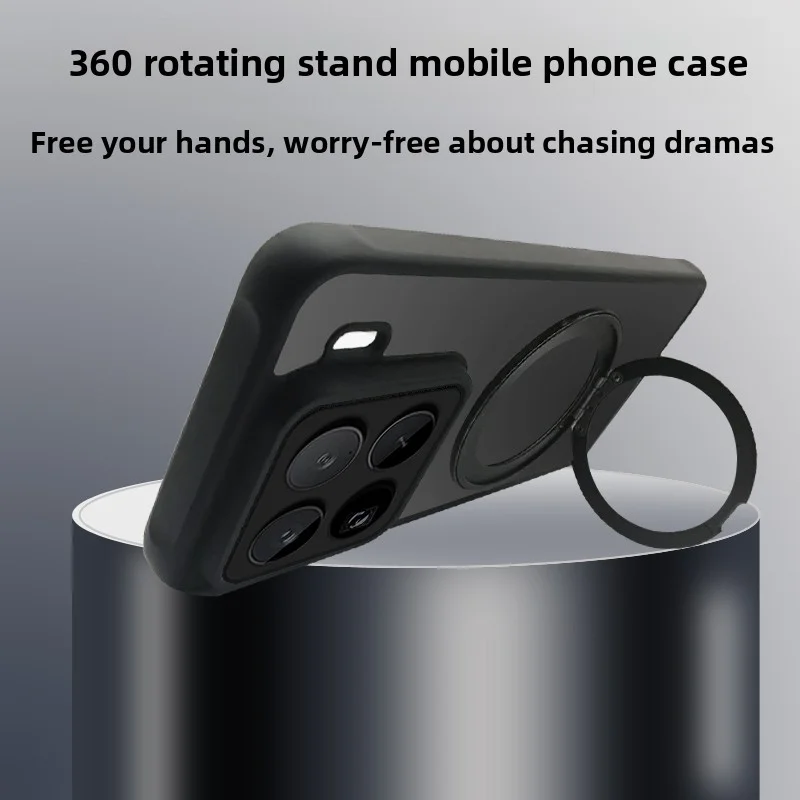 Para Xiaomi Mi 15T Pro funda dura de PC con soporte de anillo 360 funda protectora trasera magnética para Xiaomi Mi 15T 14T Pro carcasa de teléfono - imagen 5