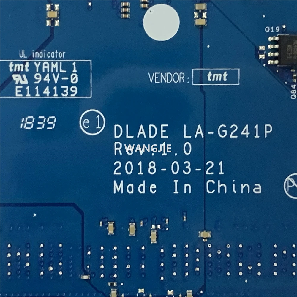 DLADE LA-G241P para Lenovo IdeaPad 130-15AST placa base para ordenador portátil 5B20R34429 DLADE LA-G241P A6-9225 CPU 100% en funcionamiento - imagen 5