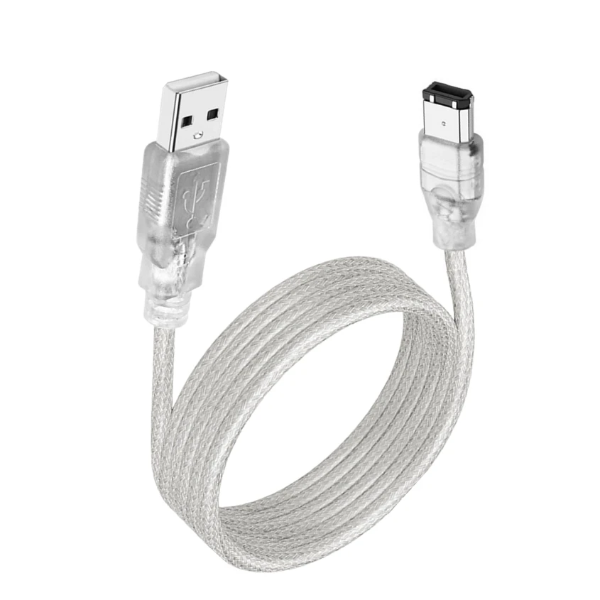 Firewire IEEE 1394 6 pines macho a USB 2,0 tipo A macho Cable adaptador cámaras ordenador cámara Digital DV PDAs