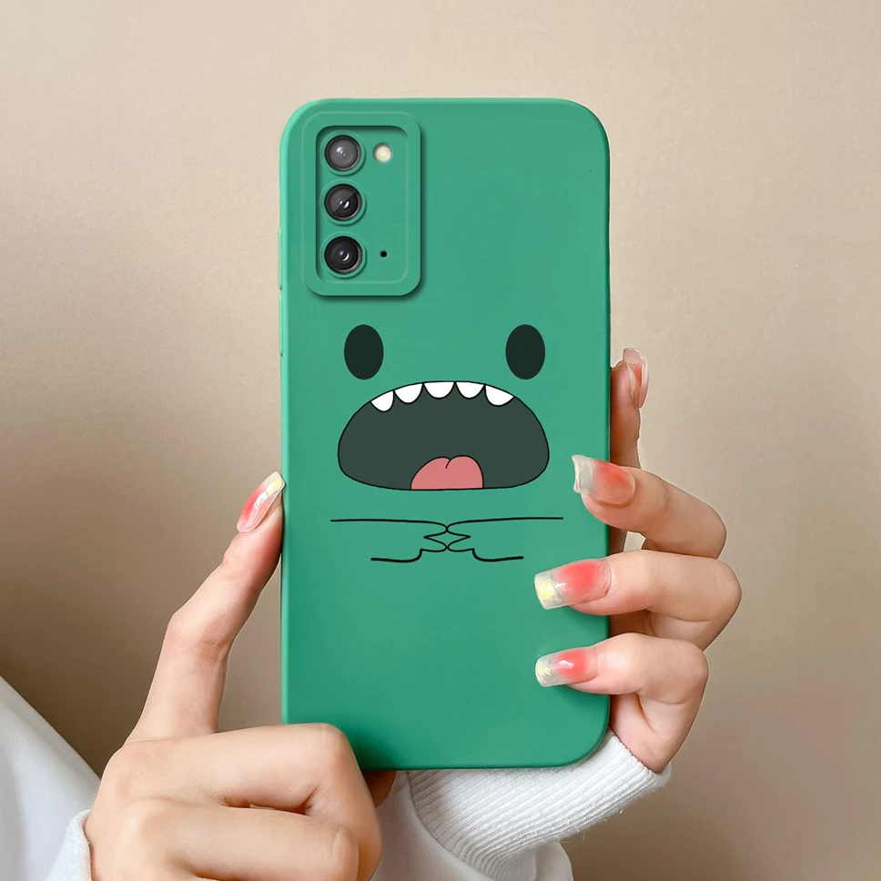 Para Samsung Galaxy Note 20 Ultra funda de teléfono moda astronauta alta calidad suave silicona líquida parachoques para Galaxy Note20 cubierta - imagen 4