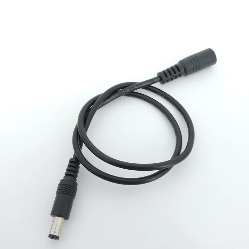 Cable de alimentación de CC hembra a macho 5A 20awg, Conector de extensión de enchufe, adaptador de 5,5x2,1mm para tira K5 - imagen 4