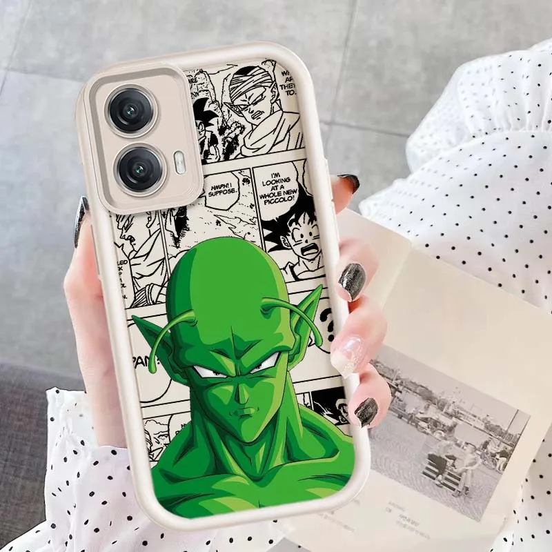 D-Dragon Ball Anime Art Cover For Motorola MOTO Edge G85 G54 G35 G34 G32 E22 E14 G04 50 5G Eye Ladder Phone Case - imagen 4