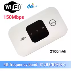Router 4G portátil WiFi con ranura para tarjeta SIM