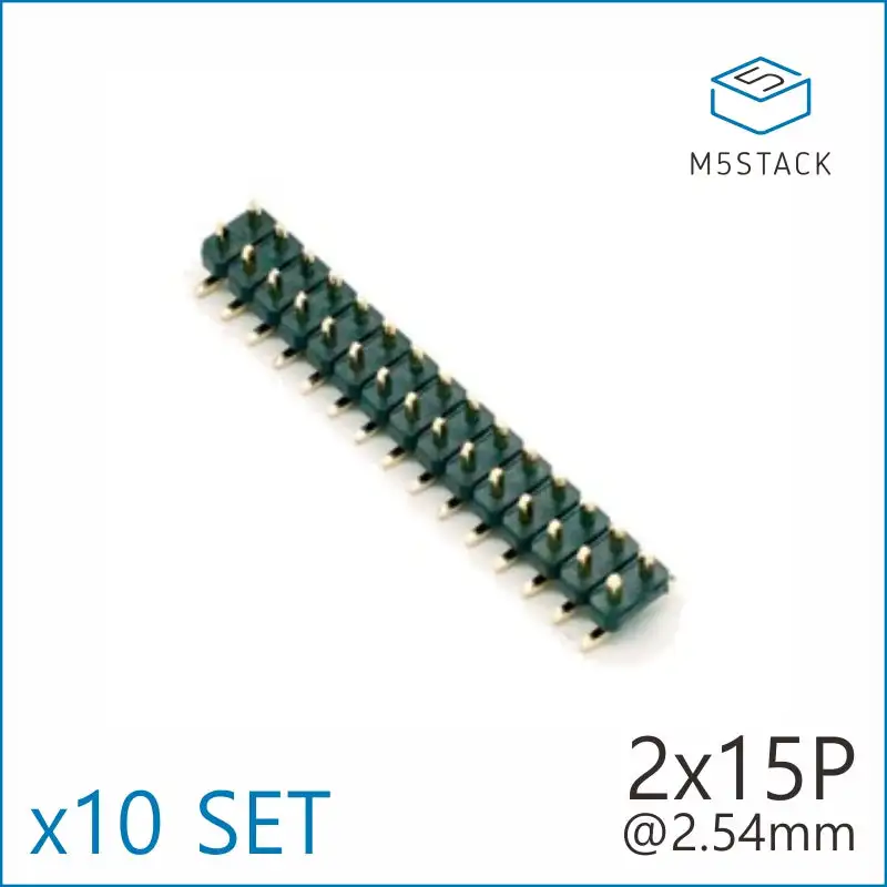Conector oficial M5Stack de 2x15 pines, conector macho y hembra de 2,54mm, 4 pares - imagen 2