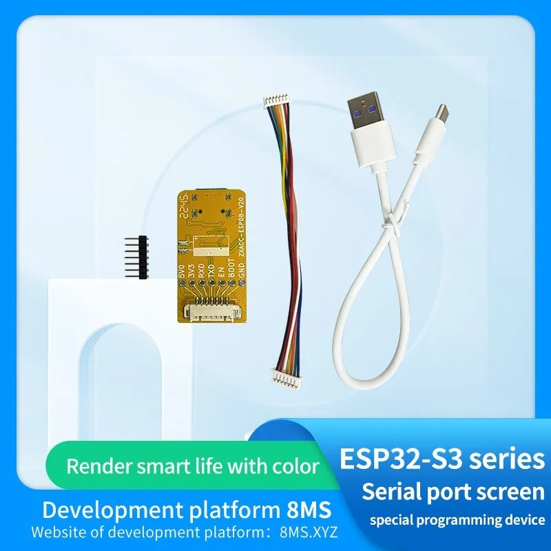 Pantalla de perilla de 2,1 pulgadas 480*480 basada en la solución Lexin ESP32-S3 sin puerto serial especial táctil, herramienta de grabación de pantalla ESPDB-B - imagen 4