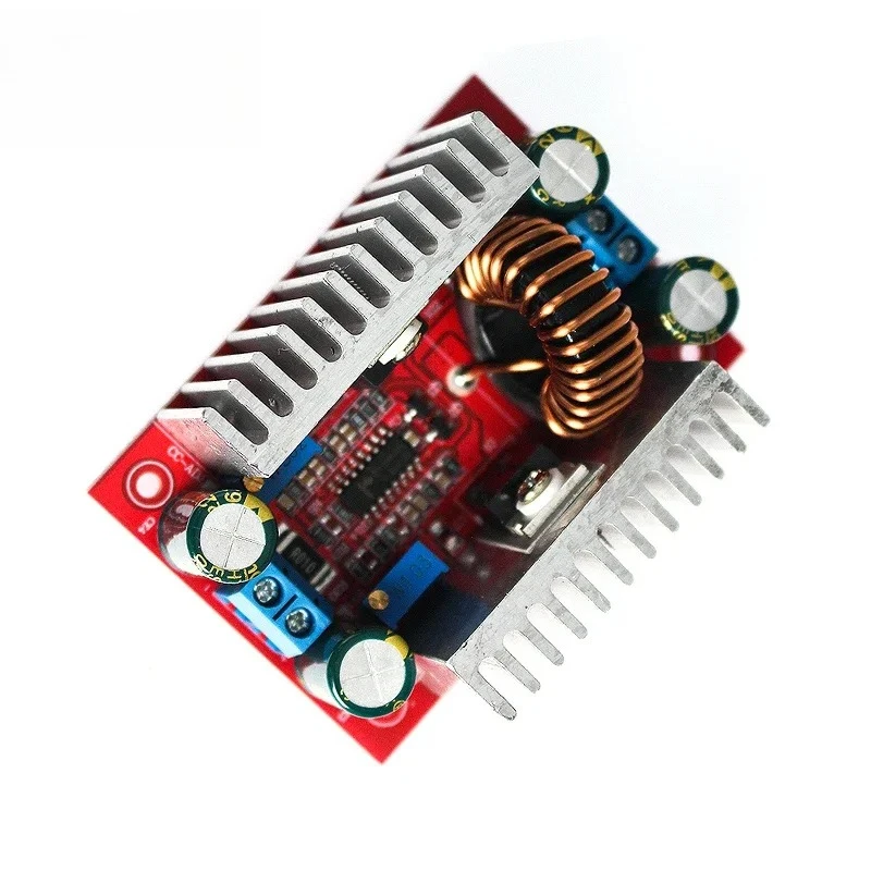 Módulo de refuerzo DC-DC de 400W, módulo de fuente de alimentación de refuerzo de corriente de voltaje constante, módulo de aumento LED de 8,5 V-50V a 10V-60V