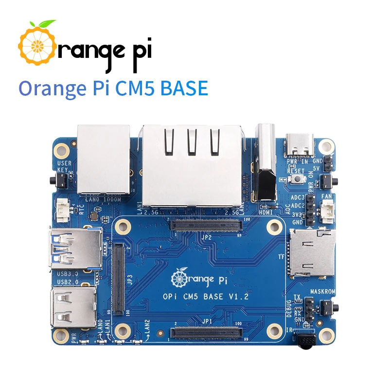 Placa Base Orange Pi CM5, ordenador de placa única Gigabit LAN de 2,5G, adecuado para módulo de cómputo OrangePi, placa central de 5 - imagen 2