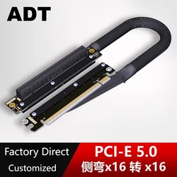 Cable extensión PCIe 5.0 x16 para GPU – Alta velocidad Gen5