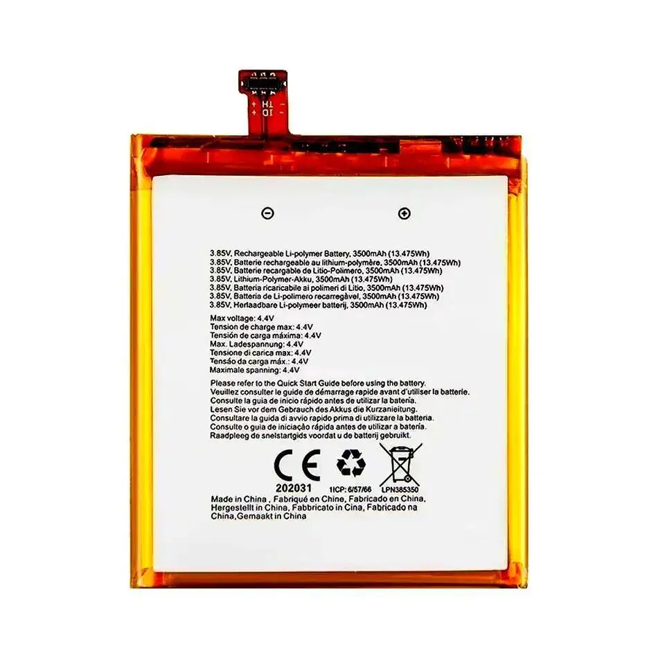 Batería de teléfono móvil de rendimiento duradero 3500Mah para Crosscall Trekker X3 Core-X3 Action-X3 LPN385350 - imagen 2
