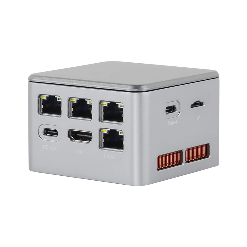 Mini PC Intel Celeron N5105, 8GB de RAM, 128GB, M.2, SSD, 4x, GbE, LAN, X86, enrutador de Software 4K, UHD, Windows 11/10, Linux