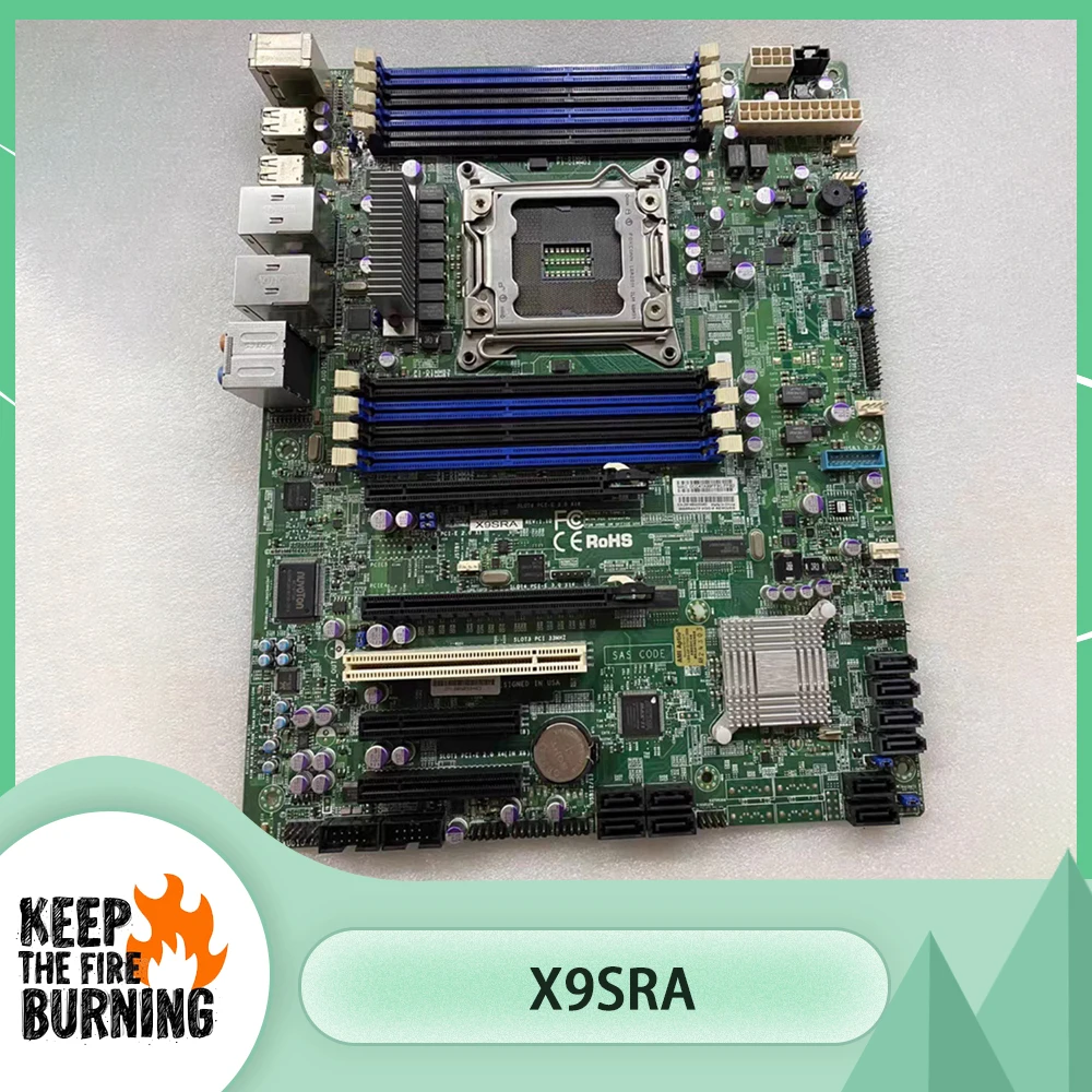 Placa base de estación de trabajo unidireccional C602 Chipset E5-2600 PCI-E3.0 LGA2011 X79 DDR3 X9SRA - imagen 3