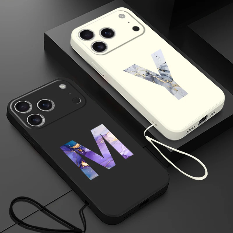 Funda para Apple iPhone 16e 16 14 15 Plus XR XS 7 8 11 12 13 Pro Max 17 Air Funda suave Patrón de mármol