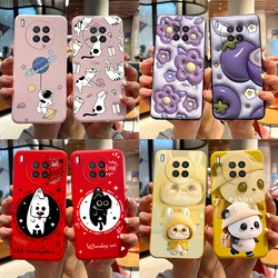 Funda Honor 50 Lite Huawei Nova 8i Suave Pintada Diseño Conejo y Panda