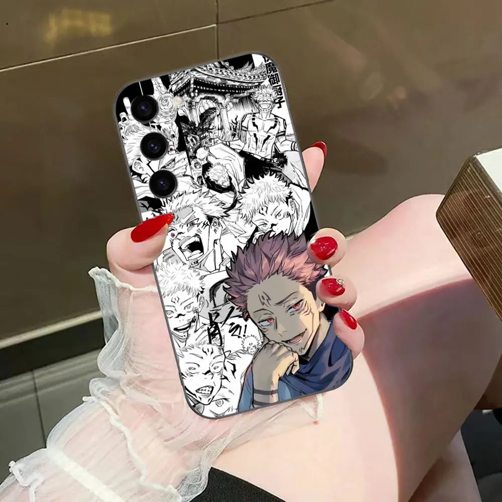 J-Jujutsu k-kaisen Gojo Satoru Funda de teléfono para Samsung Galaxy S25 S24 S23 S22 S21 S20 FE S10 S9 PLUS ULTRA Funda Capa - imagen 4