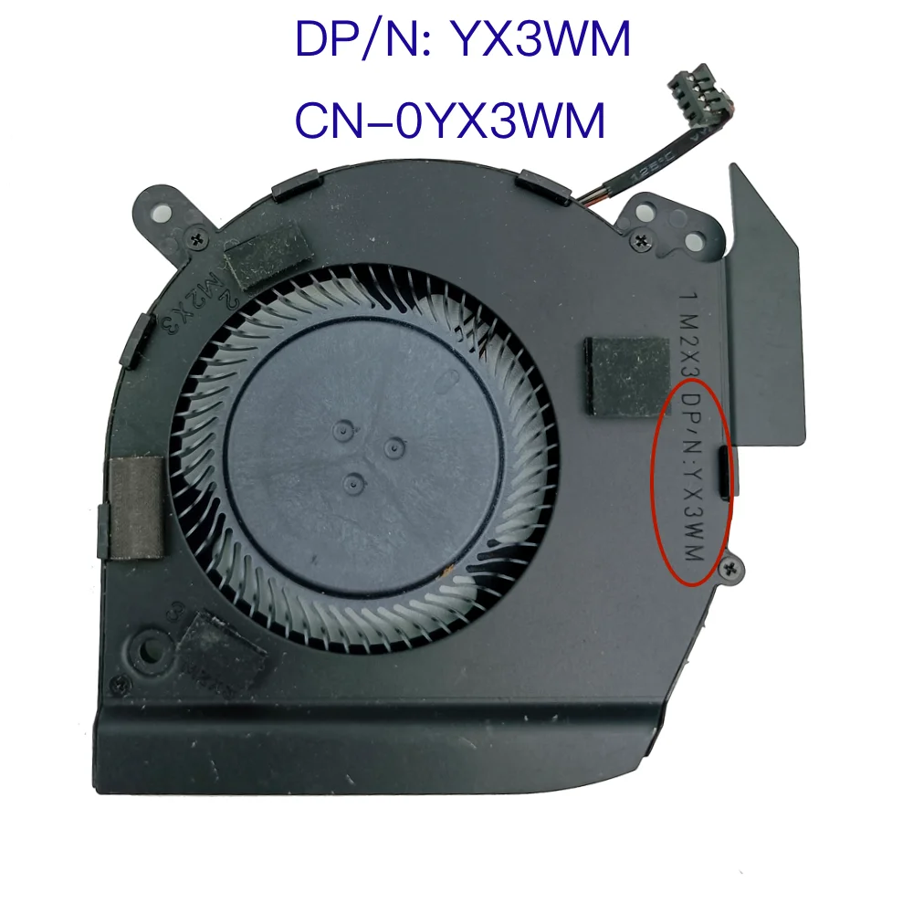 Ventilador de refrigeración para ordenador portátil, radiadores para Dell Latitude 5401, 5402, P98G, CPU, EG50060S1-C400-S9A, NS85C23, 18M23, 0YX3WM, 0WG3PW - imagen 3